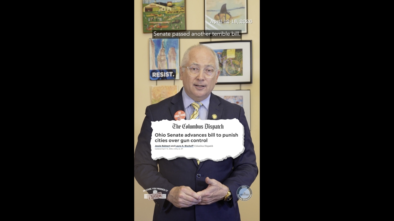 In Case You Missed It: Statehouse Edition - April 12-18, 2026