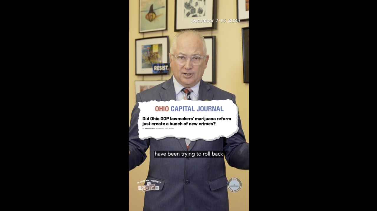 In Case You Missed It: Statehouse Edition - December 7-13, 2025