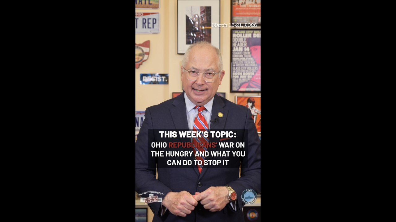 In Case You Missed It: Statehouse Edition - March 15-21, 2026