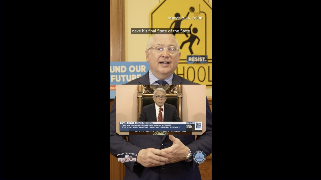 In Case You Missed It: Statehouse Edition - March 8-14, 2026