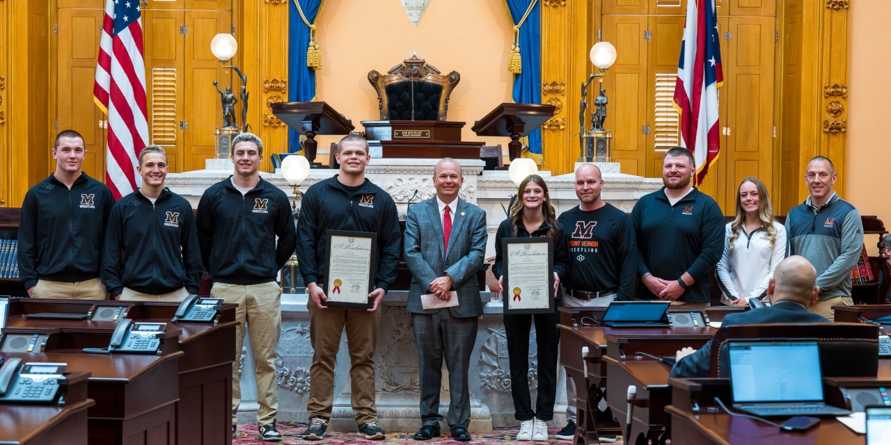 Brenner Celebrates State Wrestling Champions