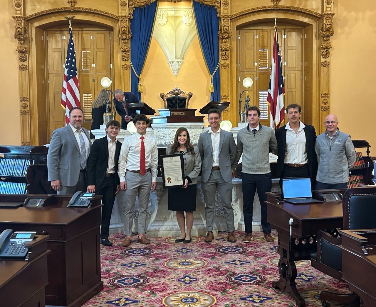 Gavarone Honors Anthony Wayne Baseball Champions