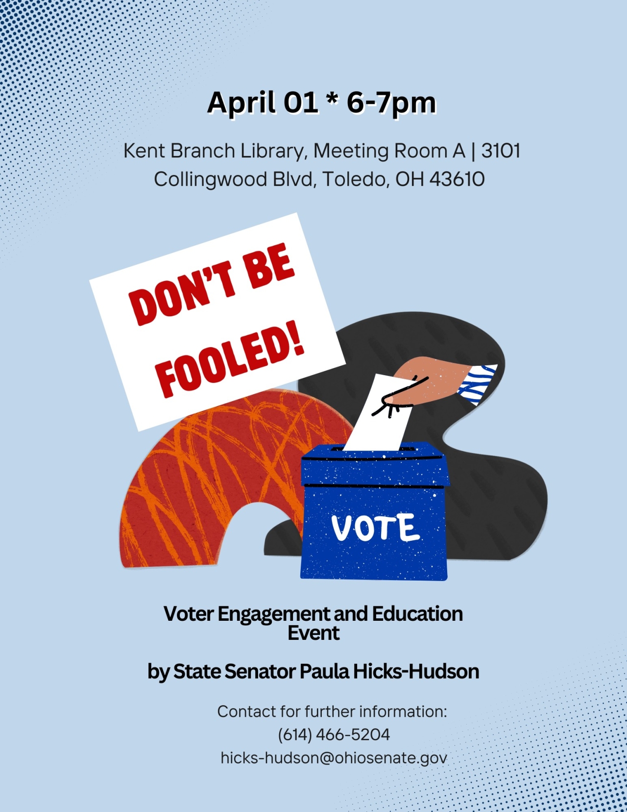 Hicks-Hudson to Host Voter Engagement and Education Event