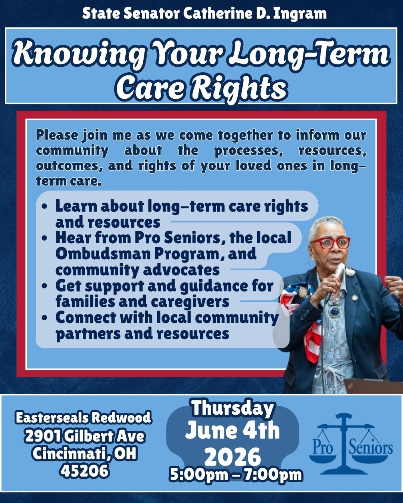 Ingram to Host Community Forum with Pro Seniors