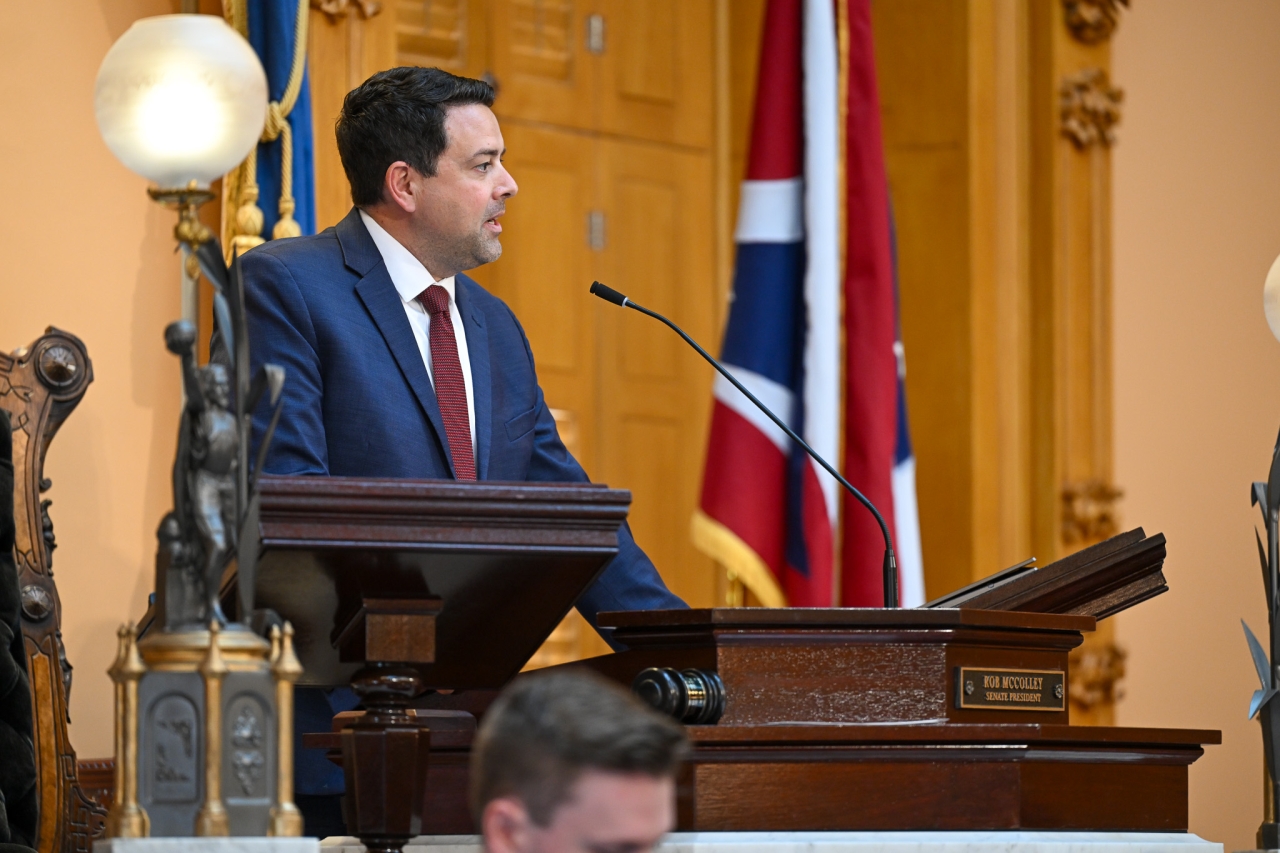 President McColley Presides over Senate