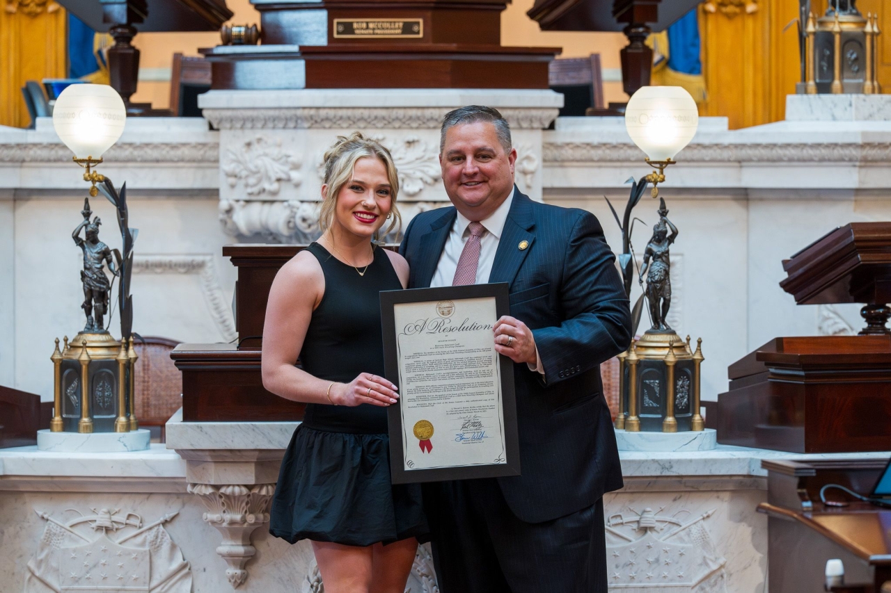 Wilkin Honors Four-Time State Wrestling Champ Makennah Craft