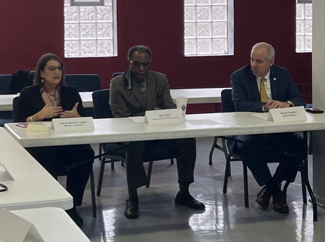 Antonio, Huffman Meet with Cleveland Pastors