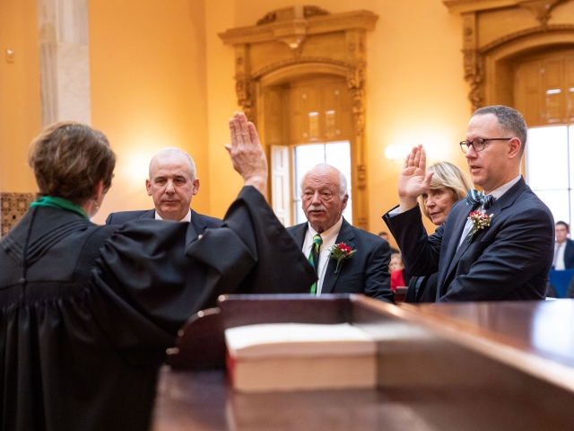 Blessing Sworn into Ohio Senate for 135th General Assembly