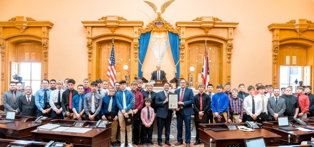 Champion McComb High School Football Team Recognized by Ohio Senate