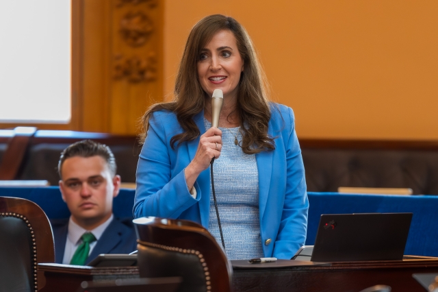Senator Gavarone speaking on the Senate Floor