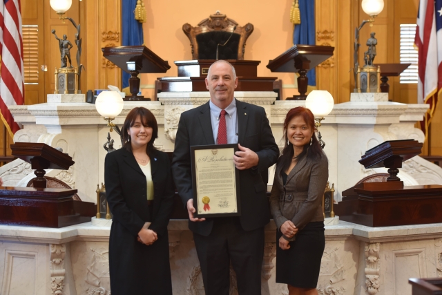 Huffman Recognizes Jianna Nichols for Invention Awards at Ohio Statehouse