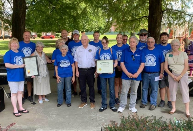Johnson Celebrates Kiwanis Club of Portsmouth on its 100th Anniversary Celebration