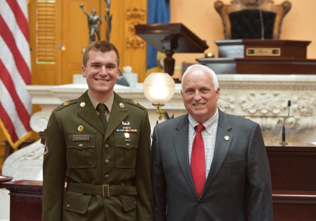 Johnson Recognizes 2023 Ohio Army National Guard Soldier of the Year