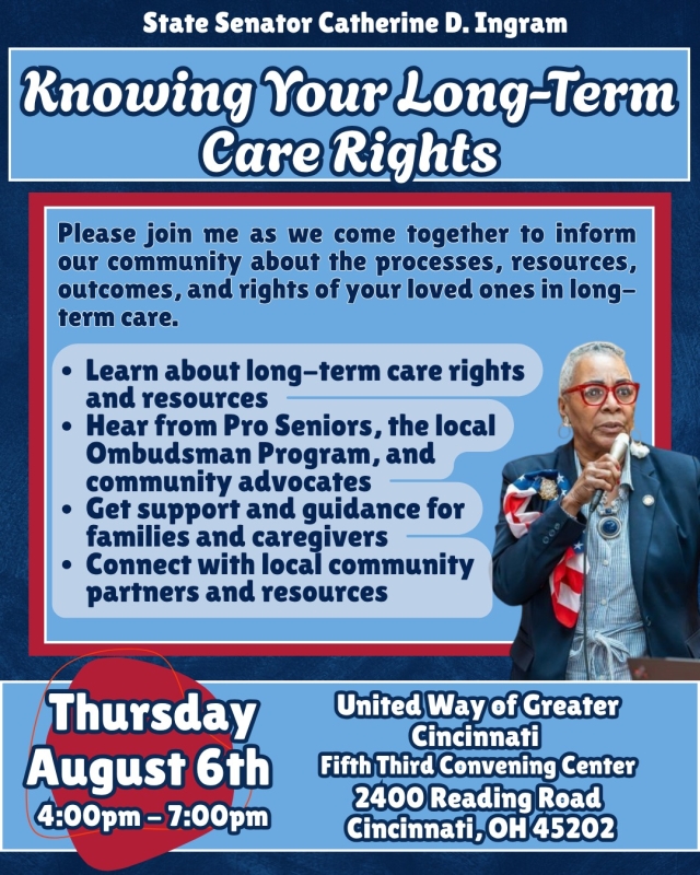 Know Your Long-Term Care Rights event hosted by Senator Ingram