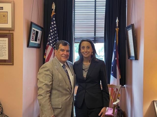 Lang Welcomes First District Court Judge for Legislative Exchange Day