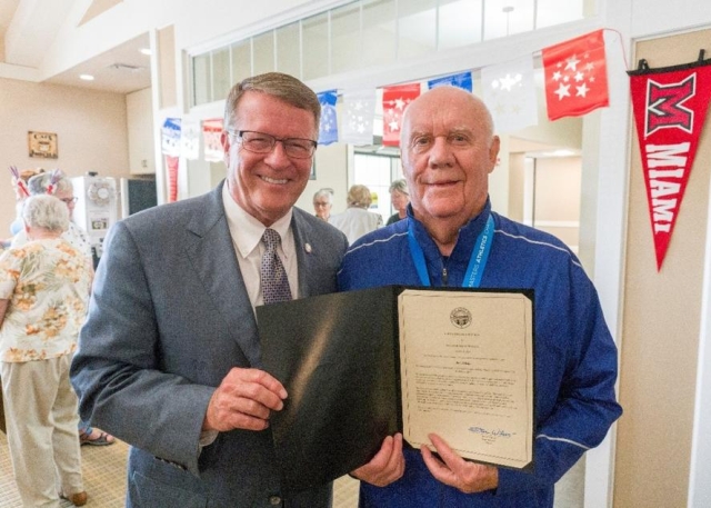 Local man a pole vault champion at age 85