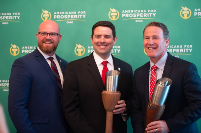 McColley Receives Taxpayers' Torch Award from Americans for Prosperity