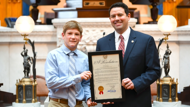 McColley Recognizes Local State Wrestling Champion on the Senate Floor