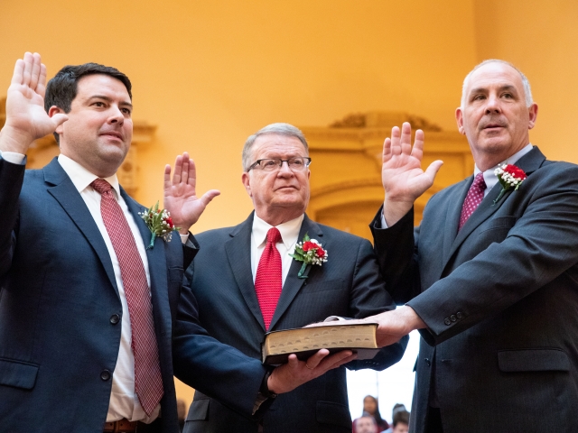 McColley Sworn in as Majority Floor Leader of Ohio Senate