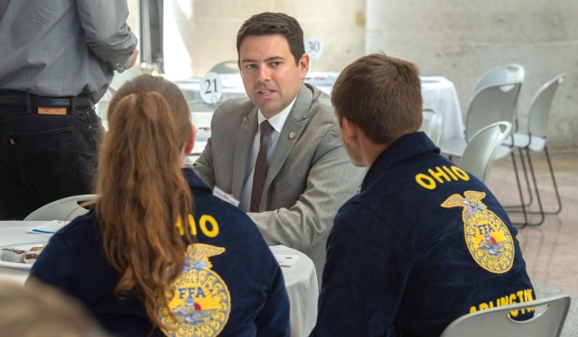 McColley Welcomes Local FFA Students During Legislative Leadership Conference