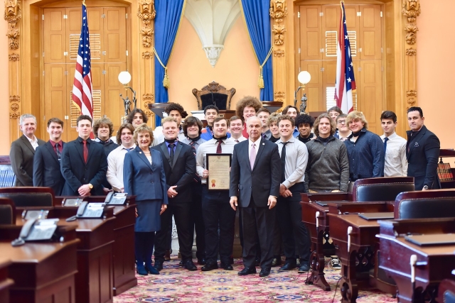 O'Brien Recognizes State Champion Chardon High School Football Team