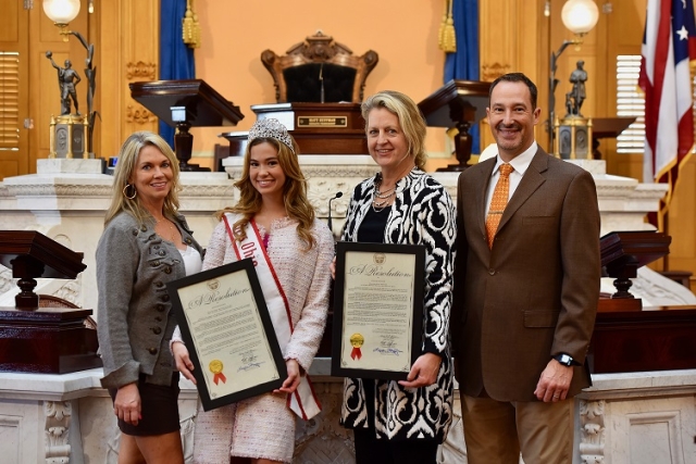 Roegner Honors Miss Teen Ohio Cosmos United States of Hudson