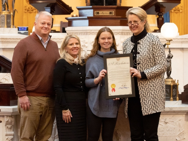 Roegner Honors USA Today "Ohio Field Hockey Player of the Year"