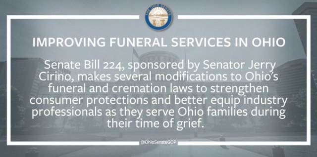 Senate Passes Cirino Bill to Improve Funeral Home Services