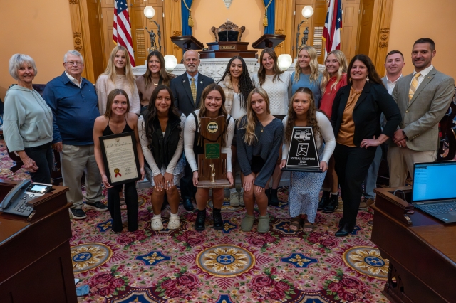 Senator Koehler Recognizes Kenton Ridge Softball Champions