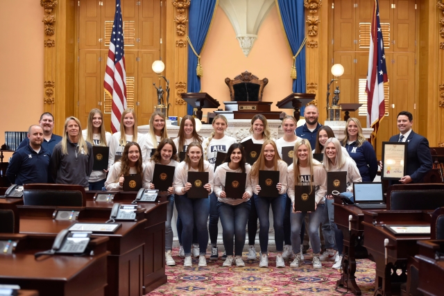 State Champion Napoleon Lady Cats Basketball Team Recognized by Ohio Senate