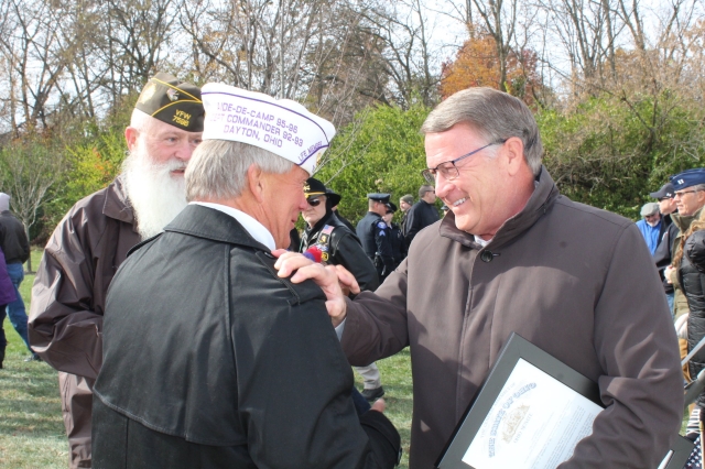 Wilson Joins Local Community at Veterans Memorial Dedication Ceremony