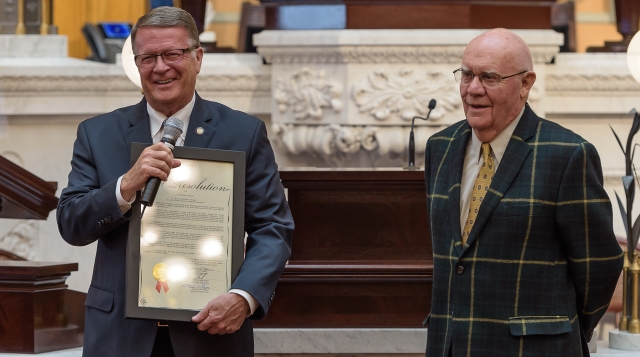 Wilson Recognizes World Champion Pole Vaulter During Senate Session